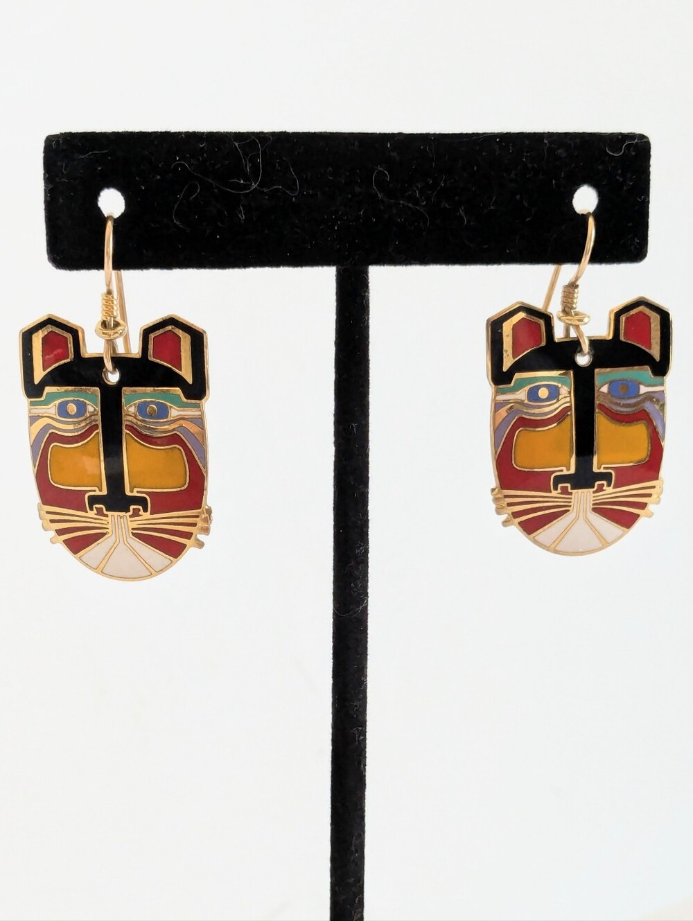 Laurel Burch Miikio Cat Earrings